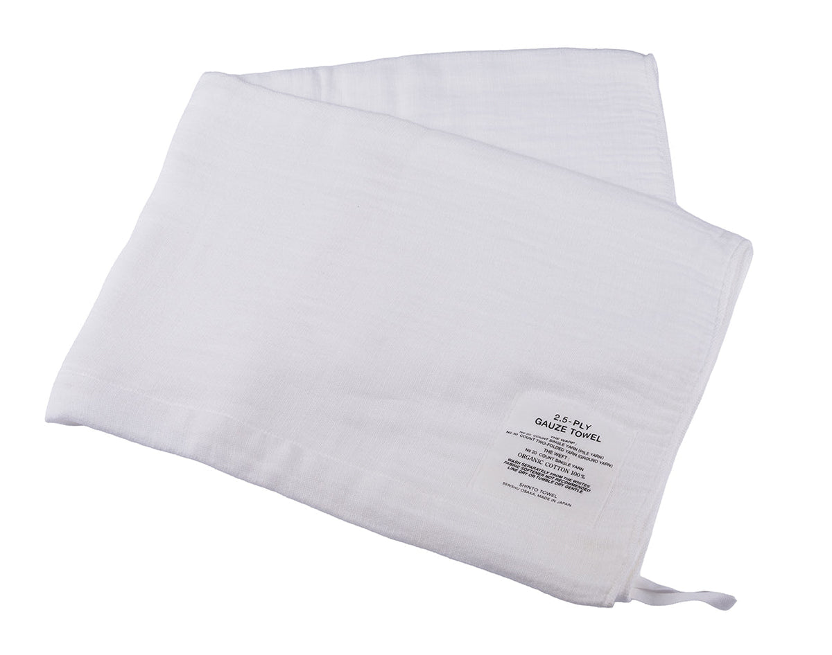 White Hand-Woven Shinto Towels