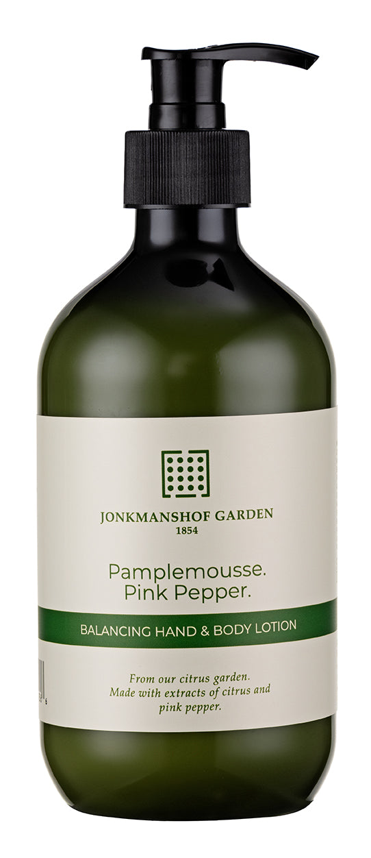 Jonkmanshof Garden Pamplemousse. Pink Pepper Hand and Body Lotion